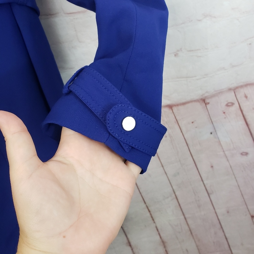 Elie tahari Blue Trench Coat Gossip Girl - Picture 4 of 7